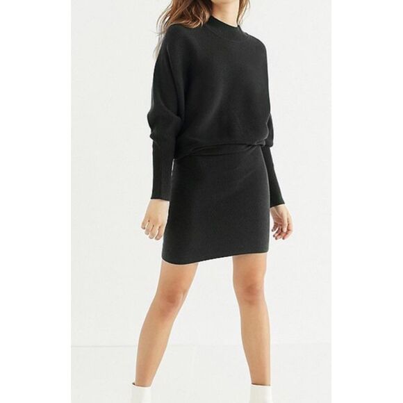 Just Female size M Sweater Dress, Dolman Style sleeves Mini Long Sleeve Skirt - Picture 1 of 7